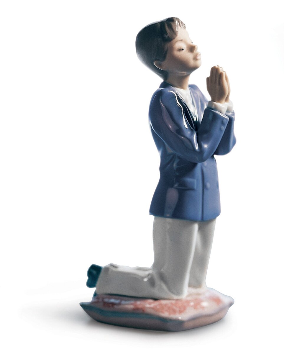 Modlitwa komunijna chłopca